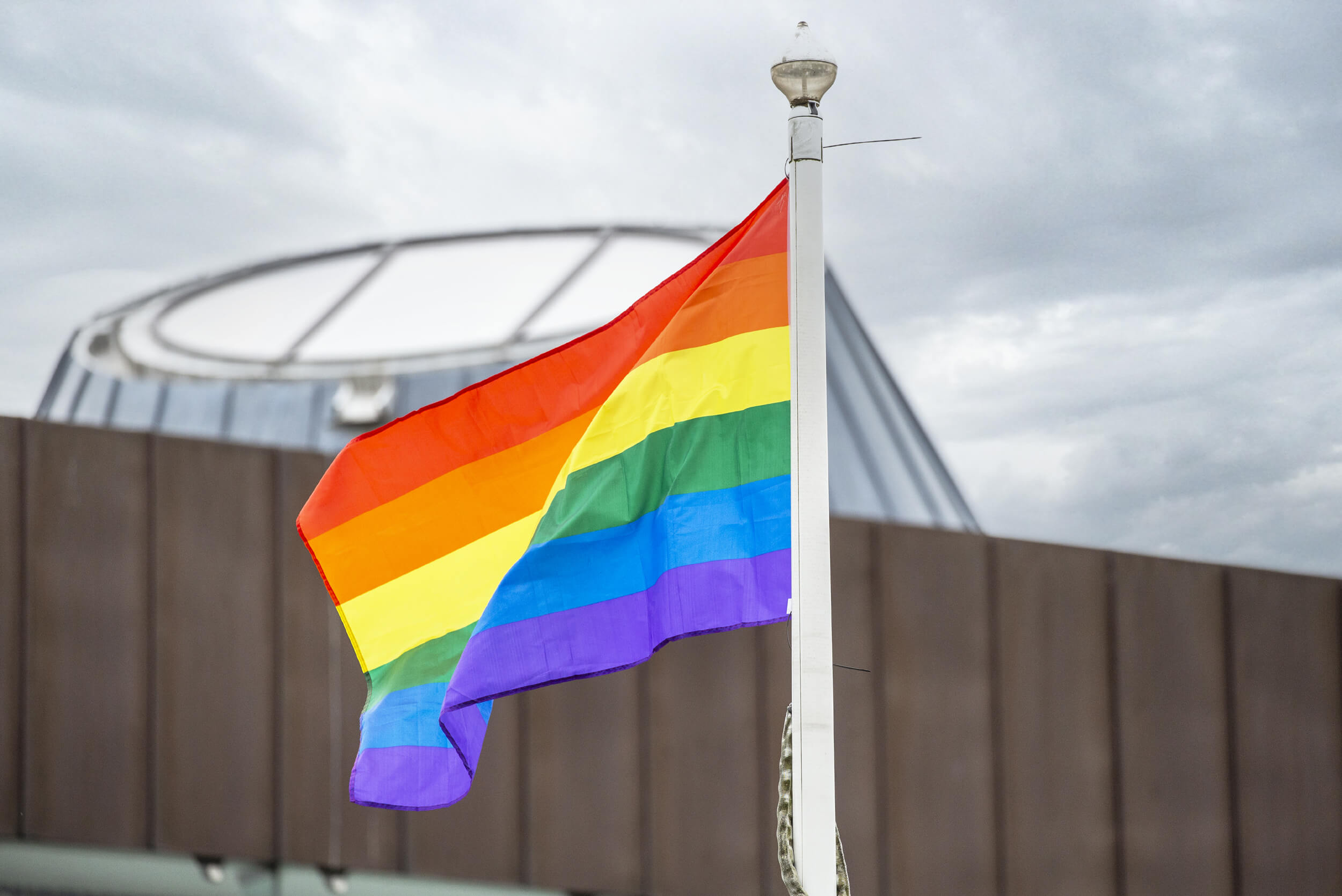 Rainbow Flag raised at County Hall
